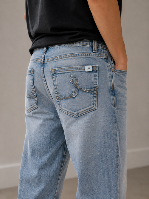 Baggy Fit Unisex Jeans – Size 30 | Relaxed Streetwear Denim Pants