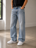 Baggy Fit Unisex Jeans – Size 30 | Relaxed Streetwear Denim Pants