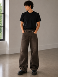 Baggy Fit Unisex Jeans – Size 34 | Relaxed Streetwear Denim Pants