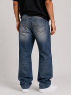 Baggy Fit Unisex Jeans – Size 40 | Oversized Streetwear Denim Pants