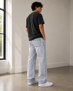 Wide Leg Baggy Fit Unisex Jeans – Size 32 | Relaxed Streetwear Denim Pants