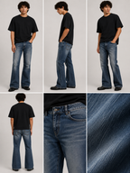 Wide Leg Unisex Jeans – Size 30 | Relaxed Streetwear Denim Pants