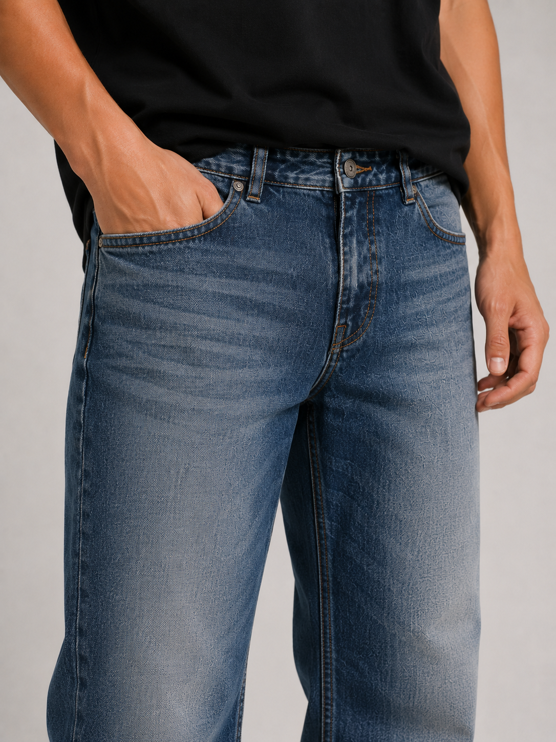Wide Leg Unisex Jeans – Size 30 | Relaxed Streetwear Denim Pants