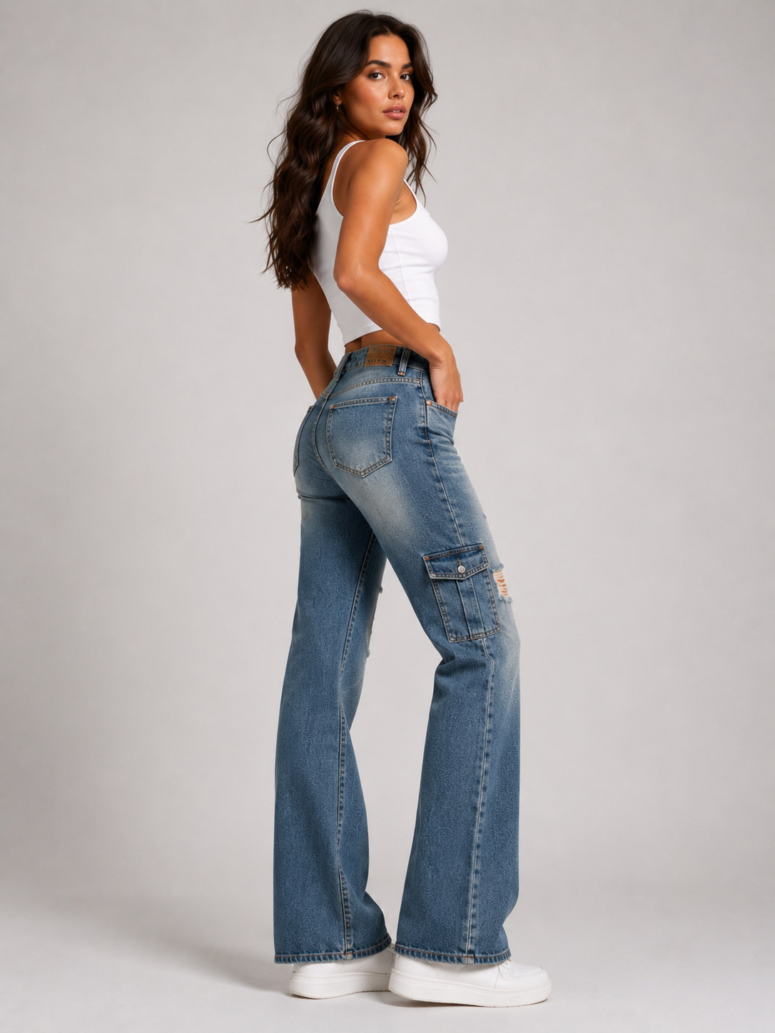 Baggy Straight Fit Unisex Jeans – Size 30 | Relaxed Streetwear Denim Pants