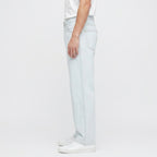 ZickZack Men's Straight Fit Ice Blue Denim Jeans – Premium Relaxed Fit Light Wash Denim for Everyday Streetwear & Casual Wear