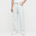 ZickZack Men's Straight Fit Ice Blue Denim Jeans – Premium Relaxed Fit Light Wash Denim for Everyday Streetwear & Casual Wear