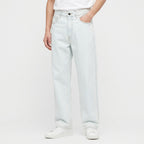 ZickZack Men's Straight Fit Ice Blue Denim Jeans – Premium Relaxed Fit Light Wash Denim for Everyday Streetwear & Casual Wear