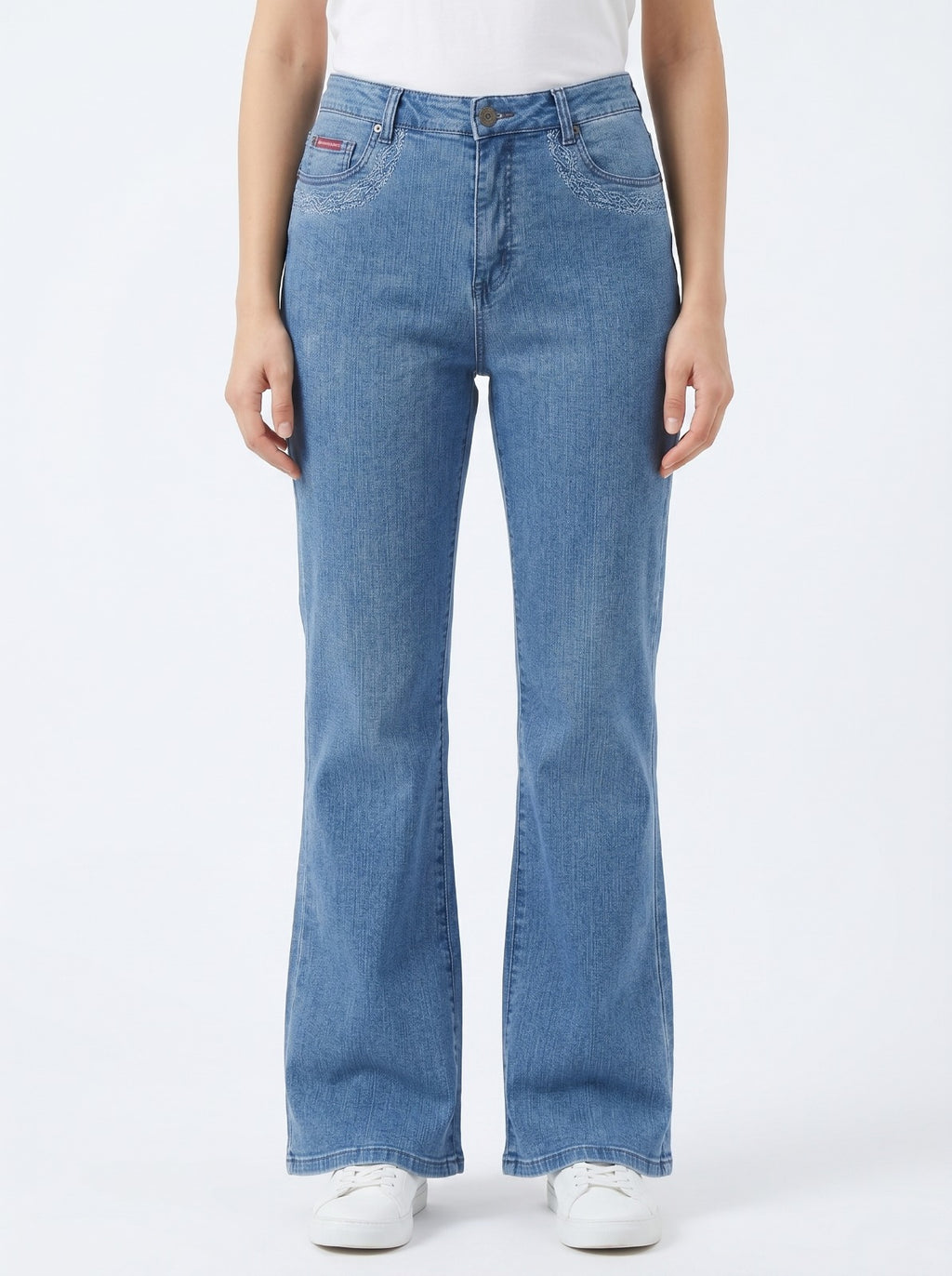 Baggy Straight Fit Jeans – Size 34 | Trendy Girly Fit Denim Pants