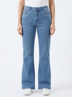 Baggy Straight Fit Jeans – Size 34 | Trendy Girly Fit Denim Pants