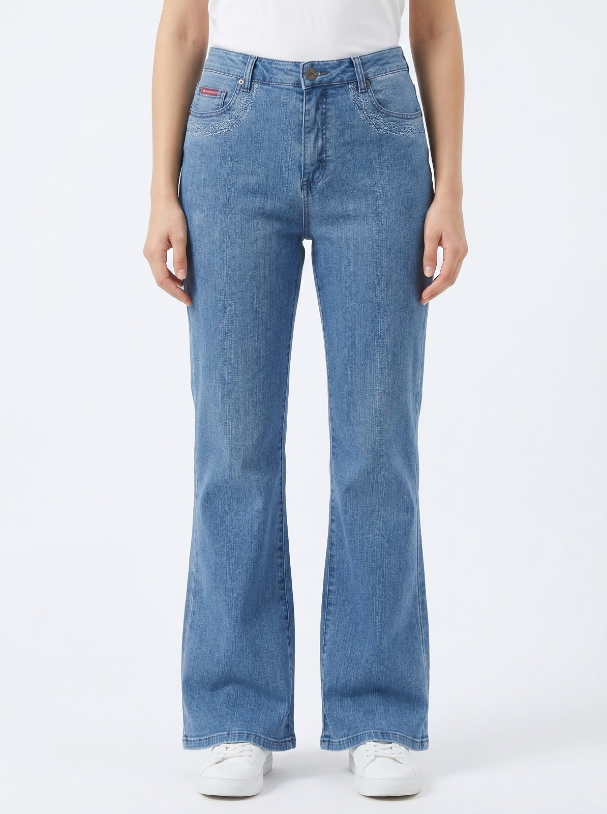 Baggy Straight Fit Jeans – Size 34 | Trendy Girly Fit Denim Pants