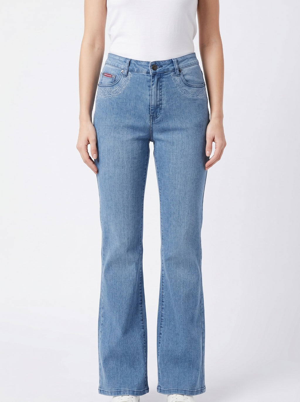 Baggy Straight Fit Jeans – Size 34 | Trendy Girly Fit Denim Pants