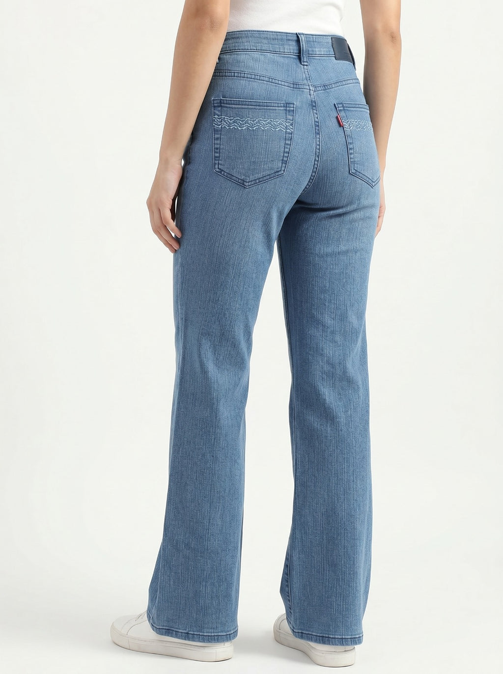 Baggy Straight Fit Jeans – Size 34 | Trendy Girly Fit Denim Pants