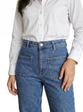 Wide Leg Bootcut Fit Unisex Jeans – Size 28 | Trendy Relaxed Denim Pants