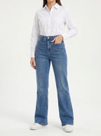 Wide Leg Bootcut Fit Unisex Jeans – Size 28 | Trendy Relaxed Denim Pants