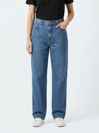 Baggy Mom Fit Unisex Jeans – Size 38 | Relaxed High-Rise Denim Pants