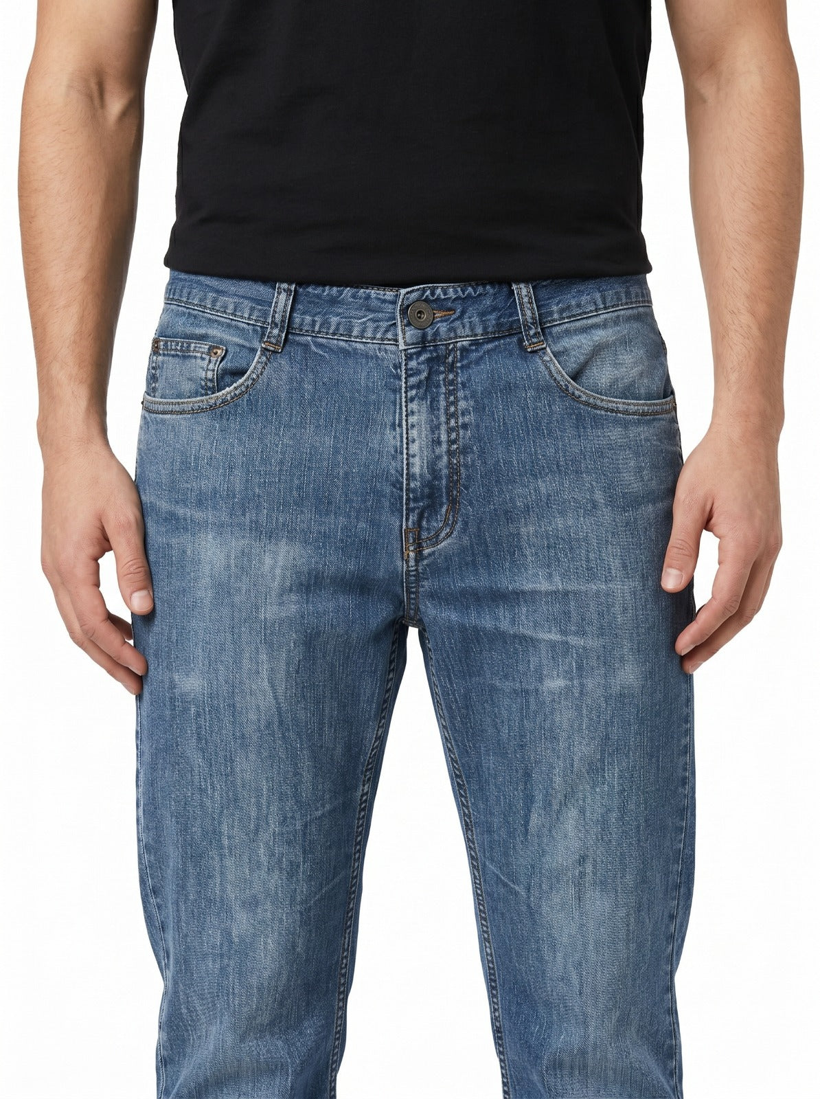 Straight Fit Unisex Jeans – Size 30 | Classic Relaxed Denim Pants