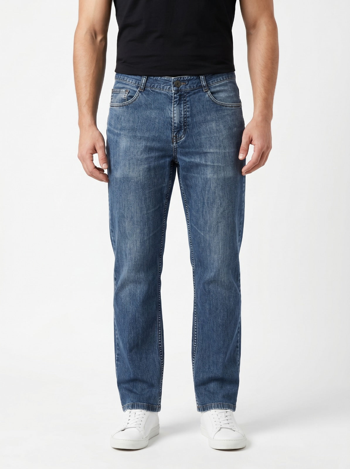 Straight Fit Unisex Jeans – Size 30 | Classic Relaxed Denim Pants