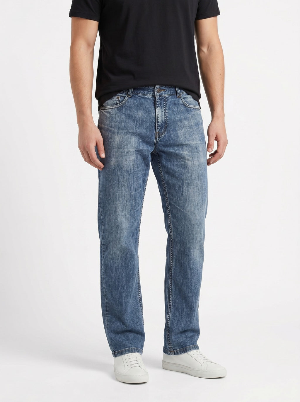 Straight Fit Unisex Jeans – Size 30 | Classic Relaxed Denim Pants