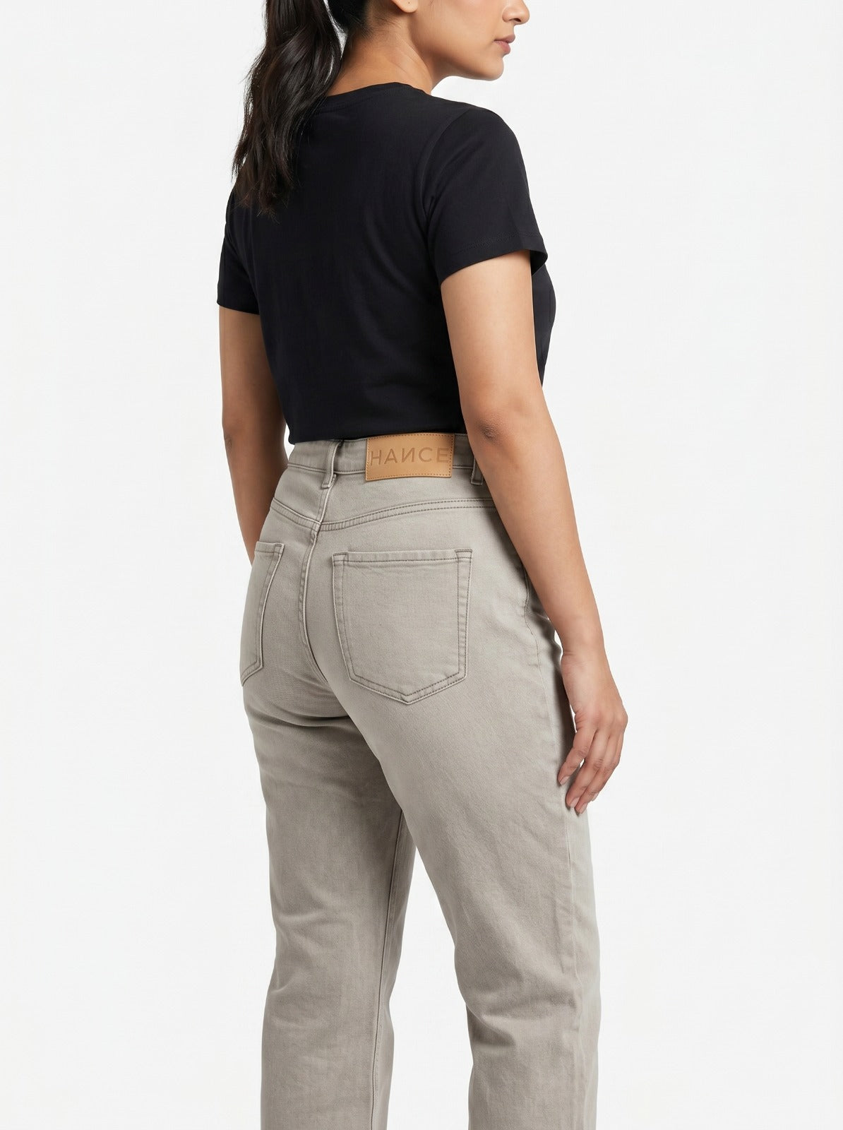 Straight Fit Antique Beige Unisex Jeans – Size 30 | Vintage-Inspired Denim Pants