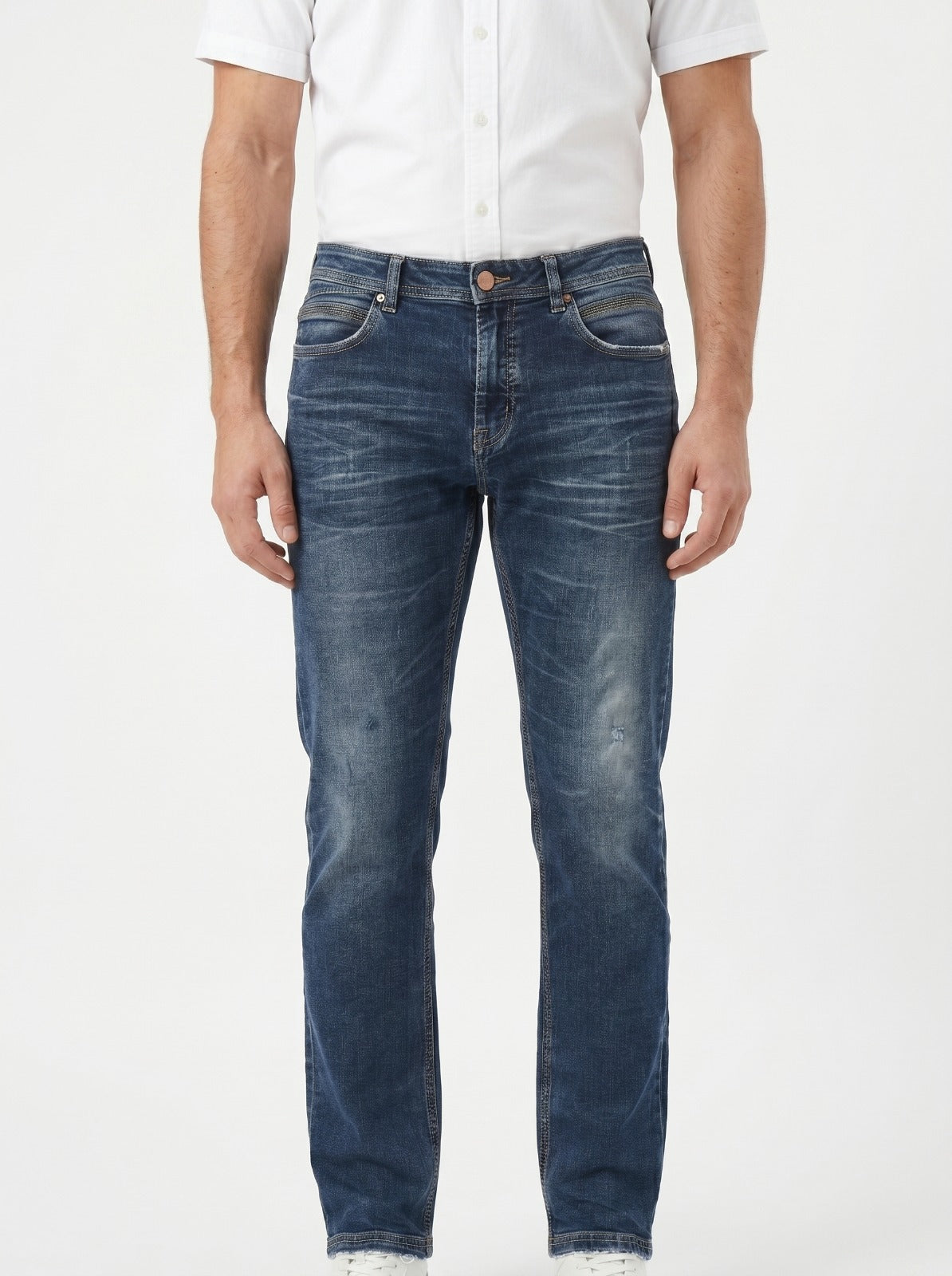 Straight Fit Unisex Jeans – Size 34 | Classic Denim Pants