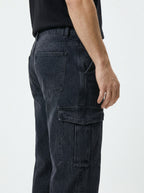 Baggy 6 Pocket Trousers – Size 26 | Unisex Utility Denim Pants