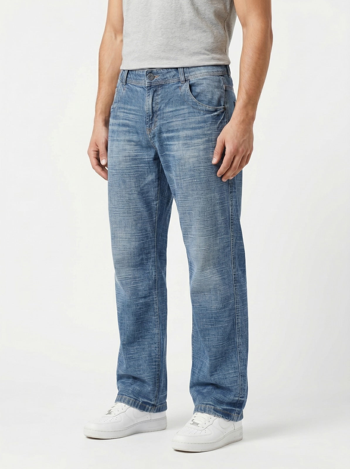 Wide Leg Baggy Fit Unisex Jeans – Size 32 | Relaxed Streetwear Denim Pants