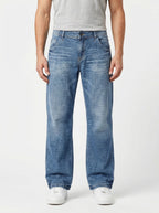 Wide Leg Baggy Fit Unisex Jeans – Size 32 | Relaxed Streetwear Denim Pants