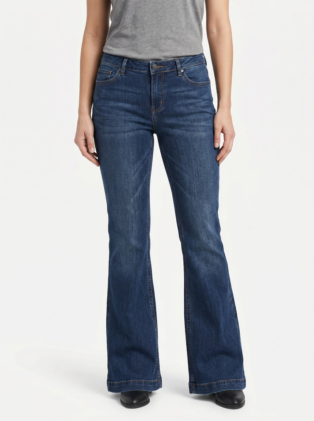 Wide Leg Bootcut Fit Unisex Jeans – Size 36 | Relaxed Flared Denim Pants