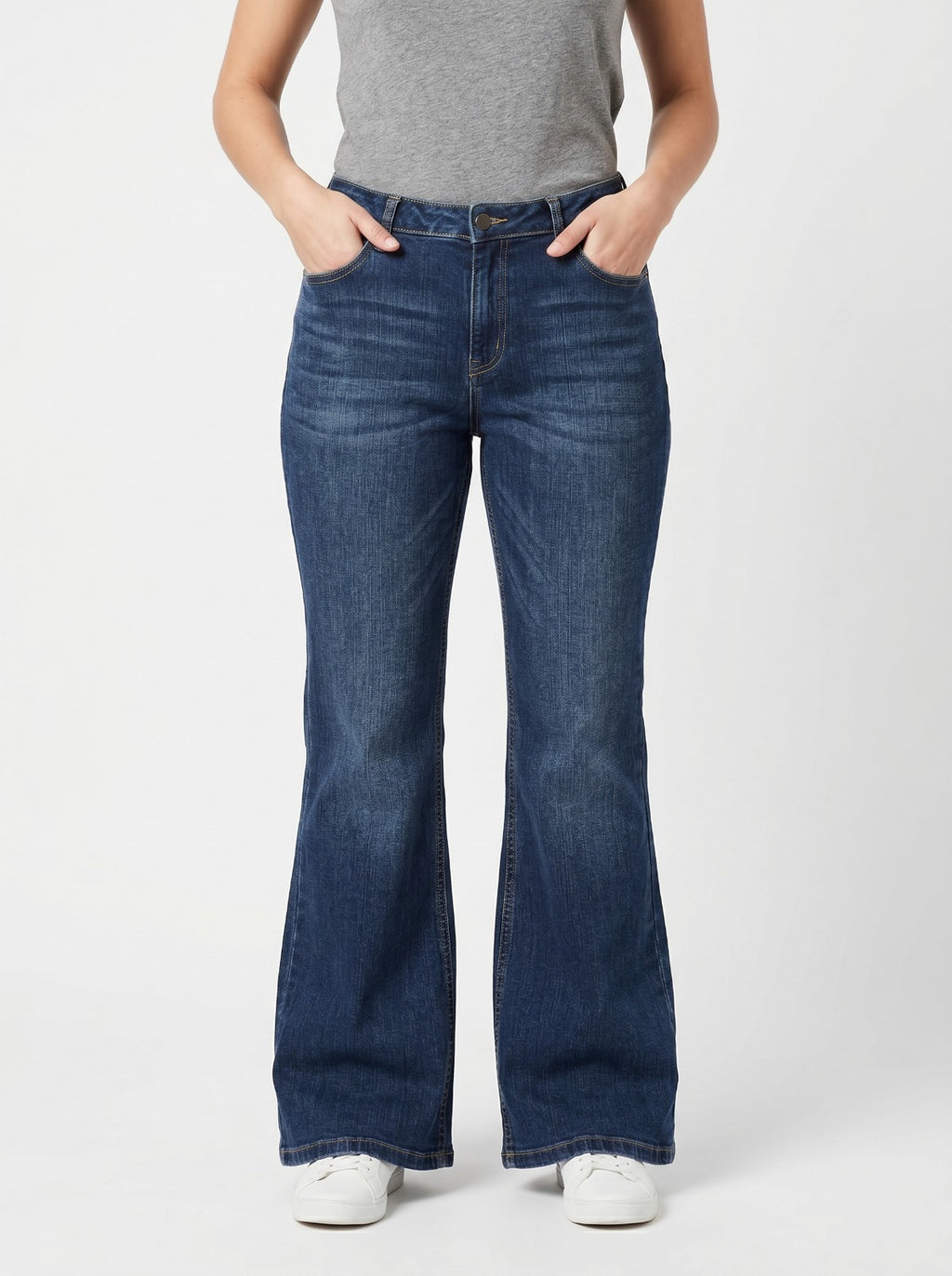 Wide Leg Bootcut Fit Unisex Jeans – Size 36 | Relaxed Flared Denim Pants