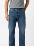 Gothic Pattern Straight Fit Unisex Jeans – Size 34 | Artistic Line Design Denim