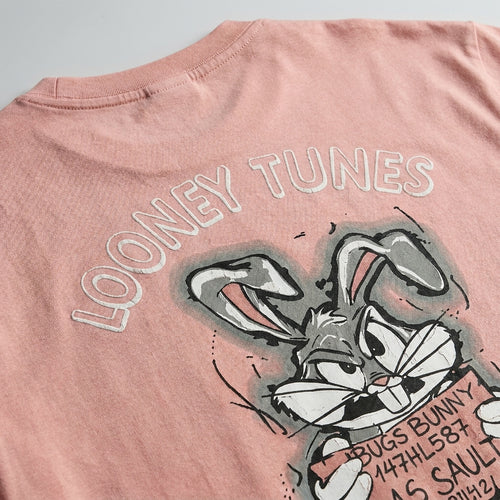 Looney Tunes Bugs Bunny Graphic Tee – Pink Street Style